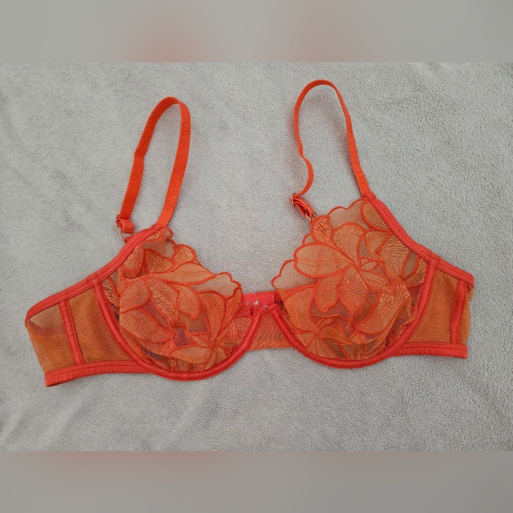 Orange Lounge Underwear Paris Bra 34C